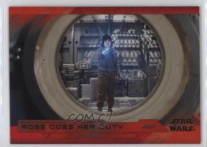 2018 Star Wars: The Last Jedi Series II Red /199 Rose Tico Does Her Duty #35 8o0