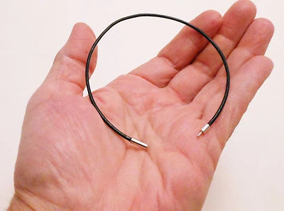 Collar de cuero para hombre gargantilla surfista collar de cuero para hombre con cierre de bayoneta Foto 1 de 4