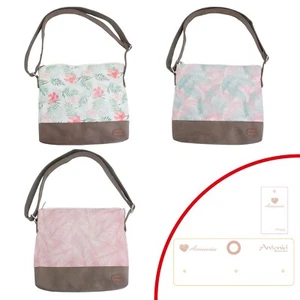 Damen Schulter Tasche » Tropische Blumen » Mädchen Umhängetasche » 28 x 32 cm »  - Bild 1 von 4