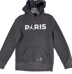 Air Jordan Pullover Hoodie Jungen L schwarz Fleece Paris Saint-Germain Football Club - Bild 1 von 17