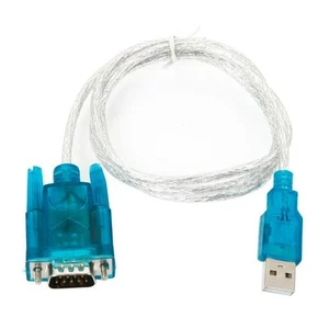 USB to RS232 Serial Port 9 Pin DB9 Cable Serial COM Port Adapter Convertor Blue - Picture 1 of 1