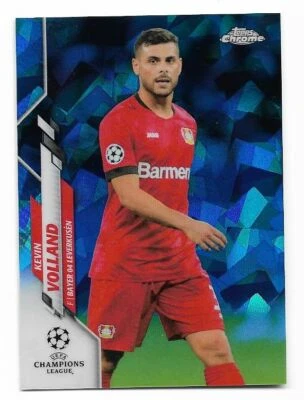 2019-20 Topps Chrome UEFA Sapphire Base Card : Kevin Volland #35 - Image 1 of 2