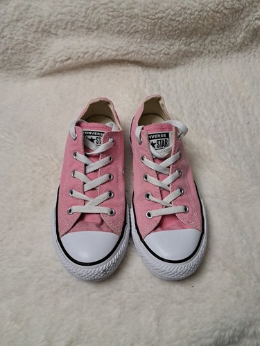 Taglia 2 Converse Chuck Taylor All Star rosa basse bambina
