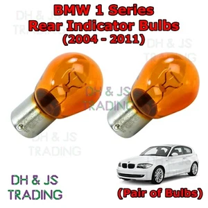 For BMW 1 Series Amber Rear Indicator Bulbs Flash Bulb Side Tail Pair (04-11) - Picture 1 of 1