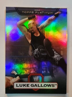 2010 Topps WWE Platinum RAINBOW REFRACTOR #7 LUKE GALLOWS - Image 1 of 2