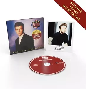 Rick Astley Whenever You Need Somebody CD + Signed Exclusive Art Card Very Rare! - Picture 1 of 3