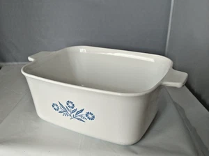 Vintage Corning Ware P-4-B Blue Cornflower Rectangle 1.5 Qt - Picture 1 of 8