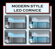 CAMPIONE (20cm) - XPS Polistirolo LED Luce Battiscopa Cornicione Modanatura Felpa
