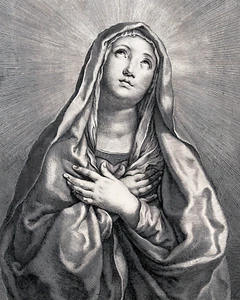 Saint Mary Line Engraving (1778) Art Print 8"x10" Wall Art 8x10 - Picture 1 of 2