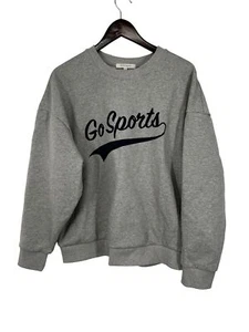 FAVORITE DAUGHTER PULLOVERS OVERSIZED "GO SPORTS" LARGE ANTHROPOLOGIE - Picture 1 of 5