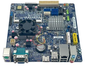 Foxconn D42S Intel Atom D425 1.8GHz Single-core BGA559 Intel NM10 Mini ITX - Picture 1 of 6