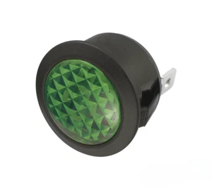 10x Green LED Warning Light 12v Illuminated Car Boat Van Dash Board Panel Light - Picture 1 of 1