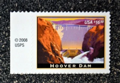 2008USA #4269 $16.50  Hoover Dam Selvage Single - Mint NH   Express Mail  - Image 1 of 3