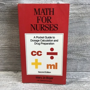 Math for Nurses : A Pocket Guide to Dosage Calculation and Drug Preparation - Picture 1 of 1