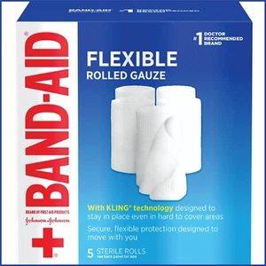 Band-Aid Brand of First Aid Products Flexible Rolled Gauze Dressing - Picture 1 of 12