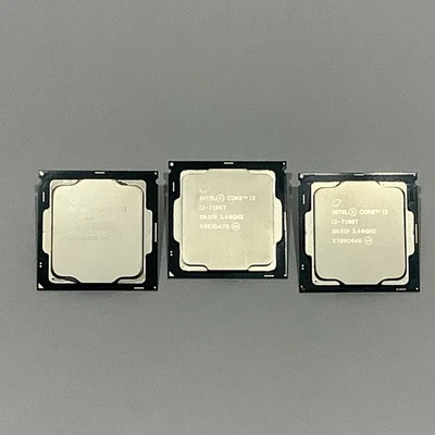 2x Intel Core i3-7100T SR35P + i3-7100 SR35C 3.90 CPU Lot of 3 Processor - Image 1 of 4