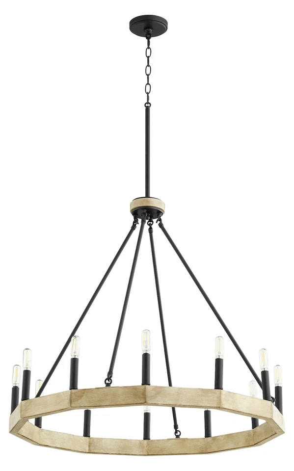 12 ламп нуар с отделкой из коряги люстра - Изображение 1 из 1