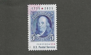 US Sc# 6024 BENJAMIN FRANKLIN FROM PRESTIGE BOOKLET USED ORR PAPER SOUND - Picture 1 of 1