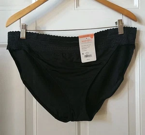 WARNER'S BLACK BIKINI PANTY, SIZE 3XL/10 - Picture 1 of 2