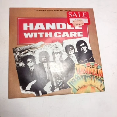 Traveling Wilburys Handle With Care 1988 Single 7 Inch Vinyl 45 RPM Rock - Image 1 of 4