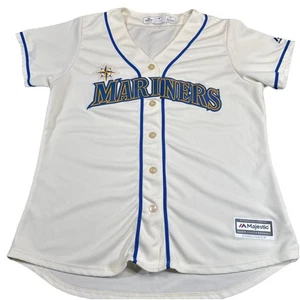 Camiseta deportiva de béisbol Majestic CoolBase MLB Seattle Mariners Robins canoa talla para mujer L - Imagen 1 de 6