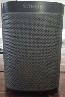 Sonos PLAY: 1     One Compact Bookshelf Speaker Black 1st Gen.  Tested & Working - Image 1 of 4