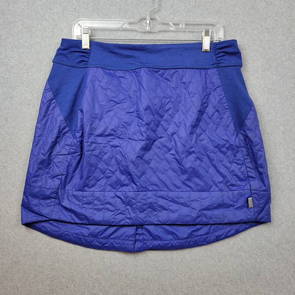 Saia feminina acolchoada Mountain Hardwear azul atlética tamanho grande bufante - Imagem 1 de 4