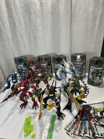 LEGO BIONICLE All 6 Piraka w/ Canisters and Manuals
