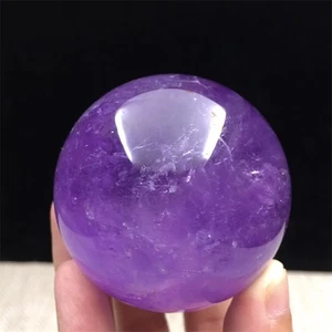 0.57LB Top Natural Dream Amethyst Sphere QUquartz ball Crystal Balls Home Decor - Picture 1 of 6