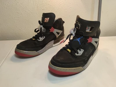 Jordan Spizike Black Varsity Red Size 12 Cement Grey 315371-062 OG Authentic - Image 1 of 4
