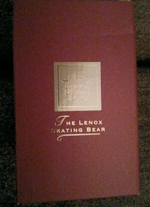 LENOX 2006 Skating Teddy Bear Christmas Figurine - Picture 1 of 3