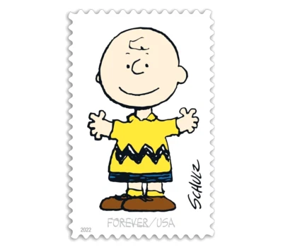 Unused USPS Stamps Sheet of 20 ~ 2022 "Shultz" Peanuts ~ Scott 5726-5735 - Image 1 of 2