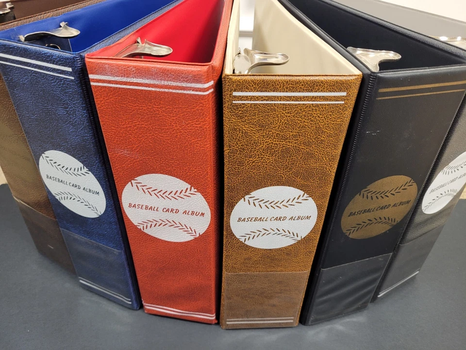 Álbum de tarjetas de béisbol carpeta de 3" anillo en D de alta resistencia con 25 hojas Ultra Pro *TÚ ELIGES* Foto 1 de 1