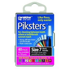 Cheapest Piksters Interdental Brushes 40 Pack - All Sizes