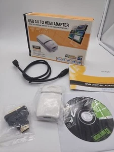 I02D USB 3.0 To HDMI Adapter 1080p Fullhd 2048 x 1152 for PC TV Beamer Monitor - Picture 1 of 8