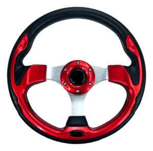 Carro de golf Pactrade Marine automático rojo 12,5" volante buje universal mangas PU - Imagen 1 de 9