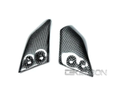 2004 - 2008 Ducati Monster S2R S4R Carbon Fiber Front Heel Plates Footrest Peg - Image 1 of 4