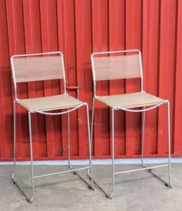 Design Giandomenico BELOTTI Paire Tabouret Bar Chaise Haute Spaghetti 80 ALIAS  - Picture 1 of 24