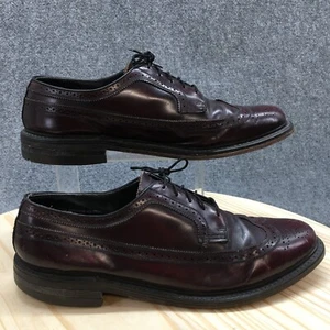 Imperial Biltrite Dress Shoes Mens 13C Oxford Burgundy Faux Leather Almond Toe - Picture 1 of 22