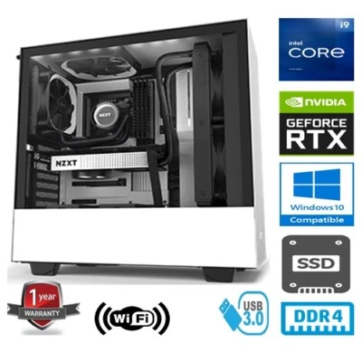 **NEW** INTEL CORE i9 11900K 32GB RAM 1TB SSD NVIDIA GEFORCE RTX3070 GAMING PC - Image 1 of 4