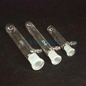 #14 #19 #24 Receptor de vidrio de articulación molida con manguera / brazo de laboratorio de tubo de ensayo - Imagen 1 de 16