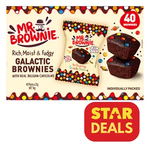 Mr Brownie Galactic Brownies | 40 x 25g Packs | bb 6th December 2025 - Picture 1 of 5