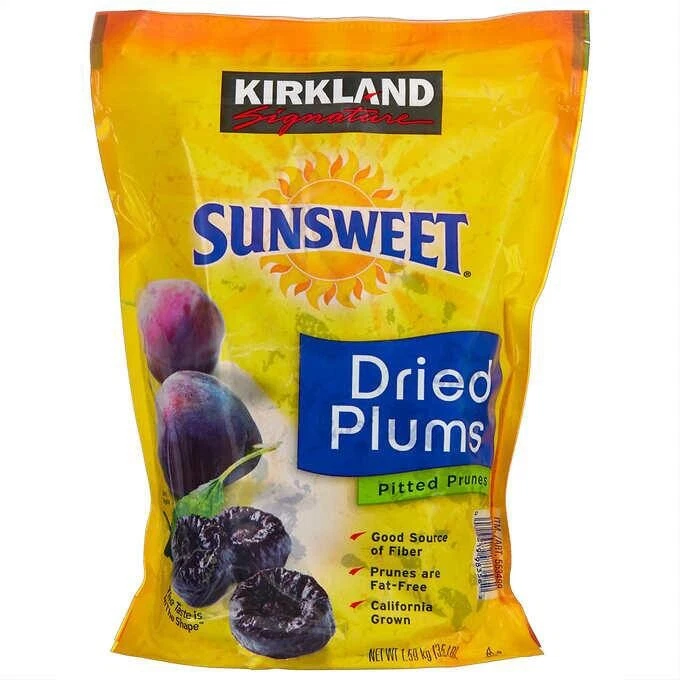 Snack Kirkland Sunsweet ciruelas secas ciruelas pasadas sin hueso 3,5 lb Foto 1 de 1