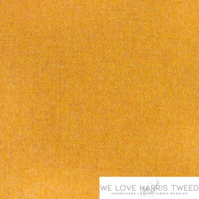 Harris Tweed Cloth Yellow Mango - Plain in Different Sizes - Image 1 of 2