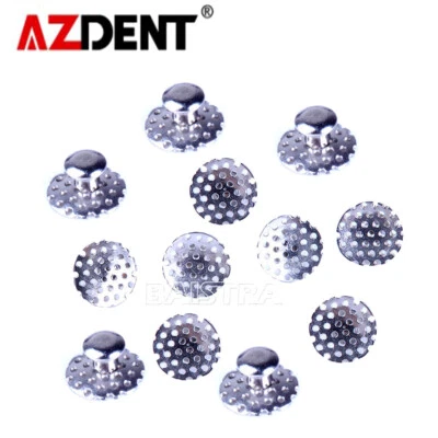AZDENT Denal Orthodontic TOMY Round Perforated Hollow Lingual Buttons with Holes - Image 1 of 4