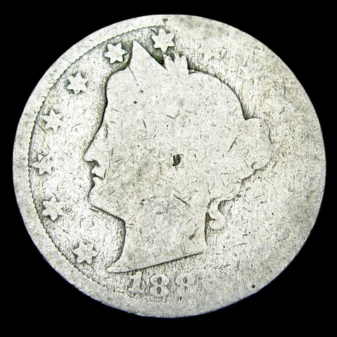 1886 Liberty V Nickel  ---- Weak Date  Key Date Coin ---- #MP266 Cover