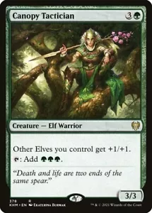 KHM CANOPY TACTICIAN 1x Rare Magic Kaldheim MTG NM - Picture 1 of 1