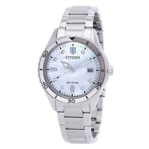Citizen Marine Lady Eco-Drive Crystal MOP Dial Watch FE6170-88D - Picture 1 of 3