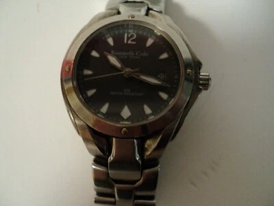 Reloj PULSERA MUJER KENNETH COLE BRILLA EN LA OSCURIDAD/BATERÍA NUEVA INSTALADA Foto 1 de 4