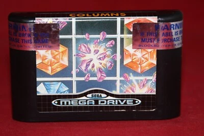 Columns (Sega Mega Drive, 1990) Authentic Game Cartridge - Image 1 of 2